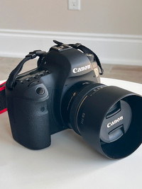 Canon EOS 6D 50mm 1.4 lens + hood, UV filter, bag