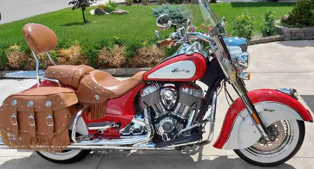 Indian Chief Vintage Motorcycle with Trailer in Touring in Windsor Region - Image 2