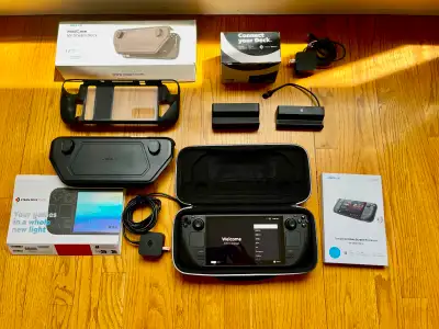 Ultimate Steam Deck OLED 512GB Bundle- Like New w/ Dock & Extras, View more