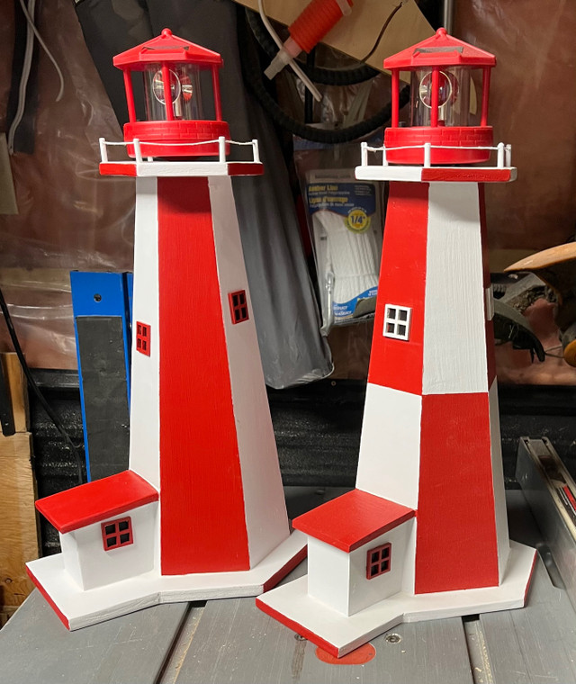 Lighthouses with revolving solar light in Hobbies & Crafts in Corner Brook - Image 2