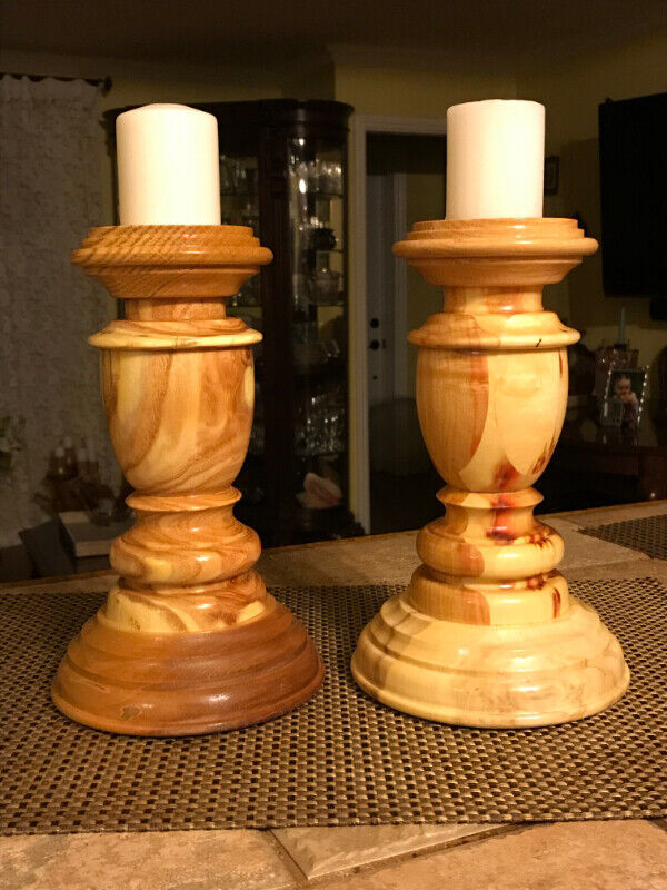 Wooden candle holder for sale  