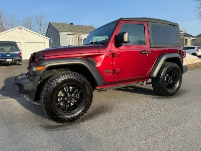 Wrangler 2021 2 porte jamais sorti l hiver comme neuf entretien minutieux moteur 2 litre turbo pour...