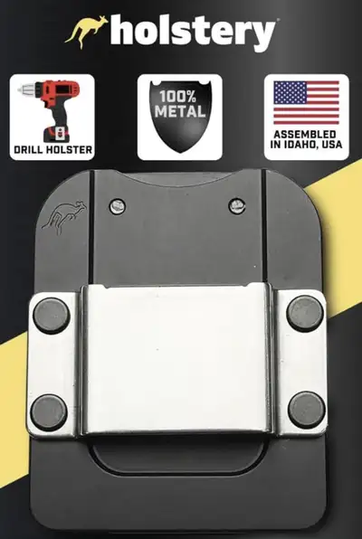 Holstery DriverMaster | Clip-On Tool Belt Drill Holder , View more