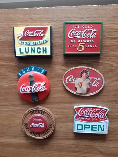 6 Aimant en relief pour réfrigérateur Coca-cola, View more