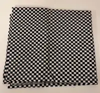 Checker Fabric Black and White For Sewing, Quilting, Crafts