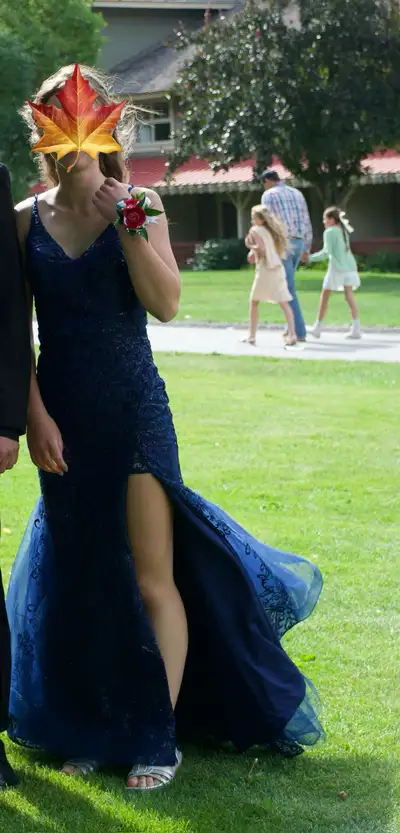 Beautiful Navy Prom Dress , View more