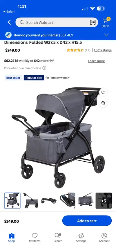 Baby Trendz Stroller Wagon – Toddler Limo, Hardly Used! ✨, View more