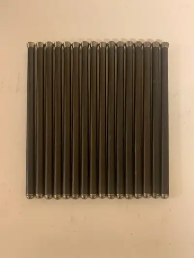 First Set of 16 3/8" diameter cup and ball 8 3/16" overall length Second set of 16 5/16" diameter cu...