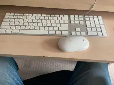 Apple keyboard and mouse, View more
