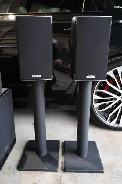 Yamaha HTR-6280 Receiver + Polk RTi A1 Speakers + Stands, View more