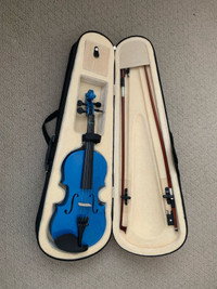 Small Blue Violin 18”