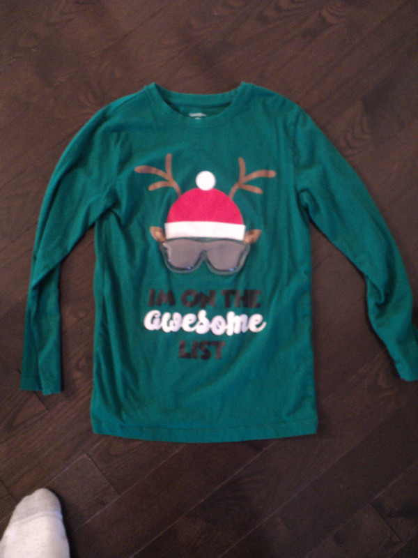 Musical Boys Christmas Shirt I'm on the Awesome List in Kids & Youth in St. Catharines