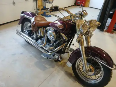 Strange bike, it has a auto clutch, and lots of chrome, and can be put back to stock .
