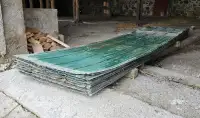 Galvanized Steel Barn Siding - Lot of 26 pieces