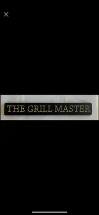 Grill BBQ Smoker  Solid Wood Sign Home , Bar Basement  Decor