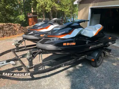 2 Seadoo GTI SE 130 (2011) and Double Easy Hauler Trailer Selling a pair of 2011 Seadoo GTI SE 130s...