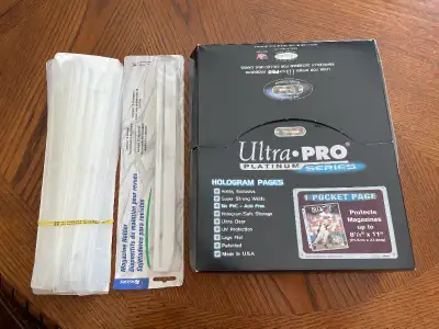 Pages de protection pour magazines et revues Ultra Pro platinum series. (8 1/2 pouces X 11 pouces) Q...