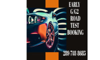 G-G2 ROAD TEST EARLY BOOKING, DRIVING LESSONS