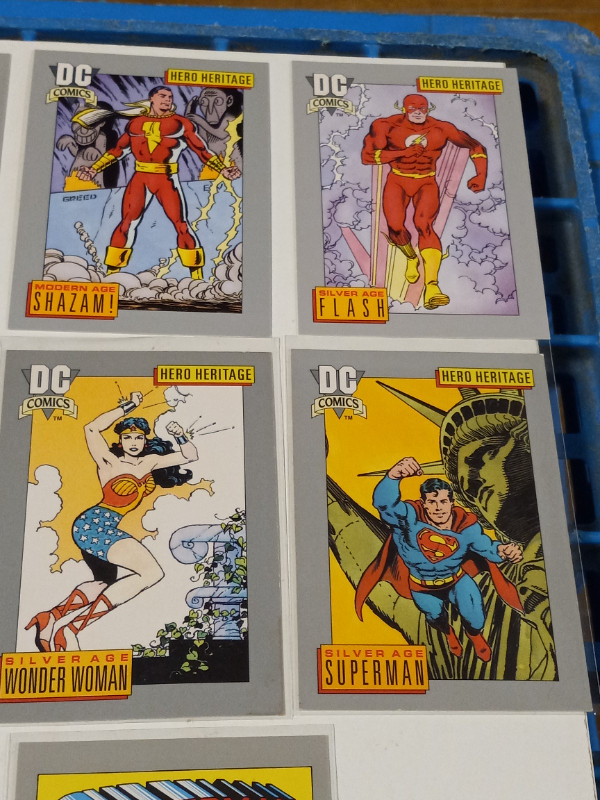 DC Comics Trading Cards 1991 Impel Shazam,Superman,Lot of 10 MT in Arts & Collectibles in Trenton - Image 2