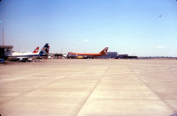 Vintage 1979 Photo Slide Airport Air Canada Planes Jets Airliner