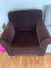 Fabric sofa chair, good condition