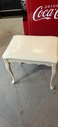 Stool- Vanity stool…L-19.5”. W-15”