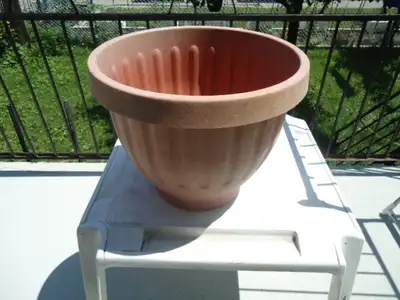 **PLASTIC BIG PLANTER TERRACOTA STYLE**, View more