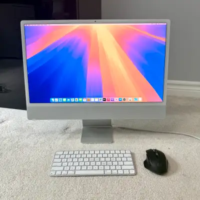 Selling IMac 2022, 24" with 8GB RAM and 256GB SSD Storage. IMac is in Excellent condition, literally...