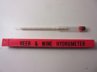 Hydrometer, make wine and beer alcohol content
