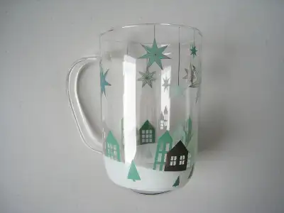 DAVIDs TEA Winter Village Clear Glass Nordic Mug, View more