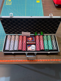 Texas Hold-Em Poker chips set