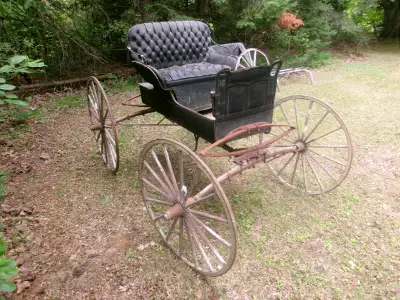 antique horse drawn doctors buggy, View more