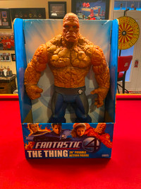 THE THING Marvel Fantastic Four 26" Poseable Action Figure RARE