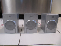 AMW Deluxe Ported 3" 8ohm 20watt Mini Speakers 3pc Lot Ex Sound