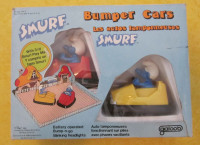 Vintage Smurfs Bumper cars toy NIB