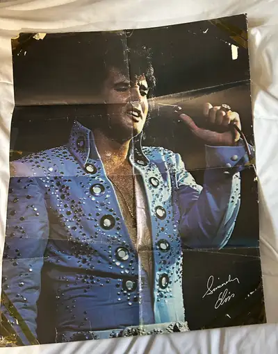 Rare vintage Elvis poster, View more