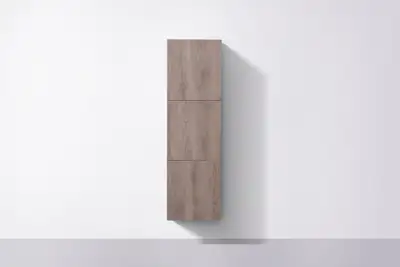 59" Grey Oak/Nature Wood Wall-Mounted Floating Bathroom Vanity S, View more
