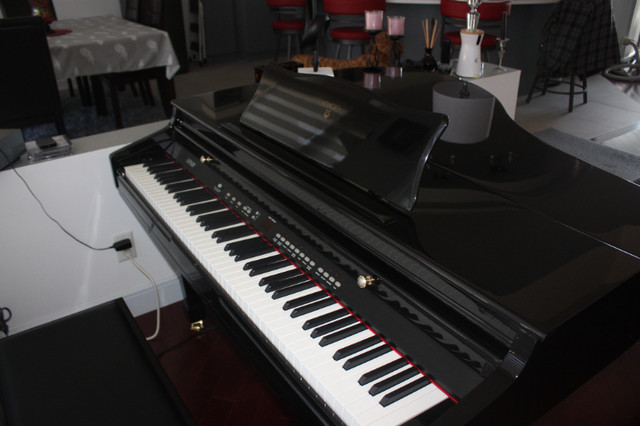 Black ADAGIO Digital baby grand piano in Pianos & Keyboards in Ottawa - Image 2