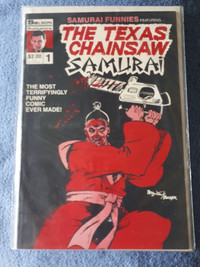 RARE COMIC BOOK - THE TEXAS CHAINSAW SAMURAI #1 - PARODY