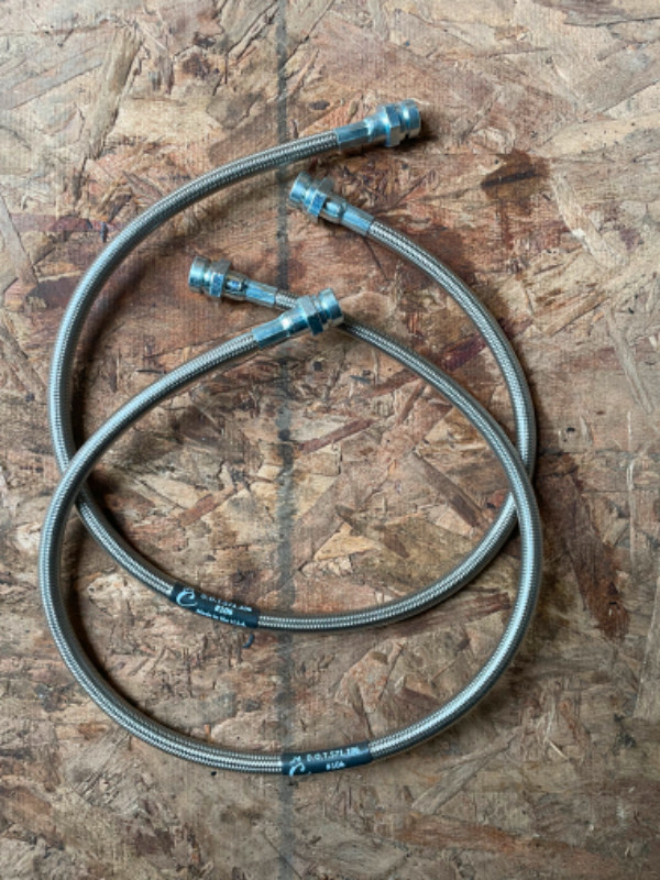 Stainless steel braided brake hoses parts in Other Parts & Accessories in Bathurst