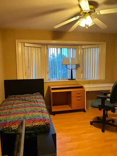 Furnished room in quiet neighborhood near Supperstore, Walmart, BCIT.. One block to bus stop. Lookin...