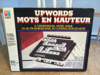 UPWORDS Mots en hauteur Scrabble an 1983  en 3 dimensions RARE