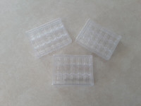 3 clear acrylic Sewing Machine Bobbin Cases