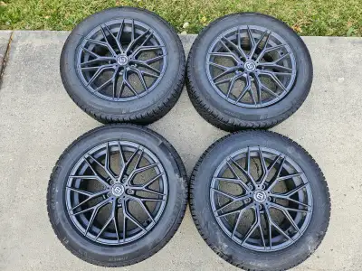 Set of 4 used 19 inch winter tires & wheels for Genesis GV70 (any trim level), and *may* fit many ot...