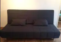 Divan-lit Ikea Deddinge gris foncée