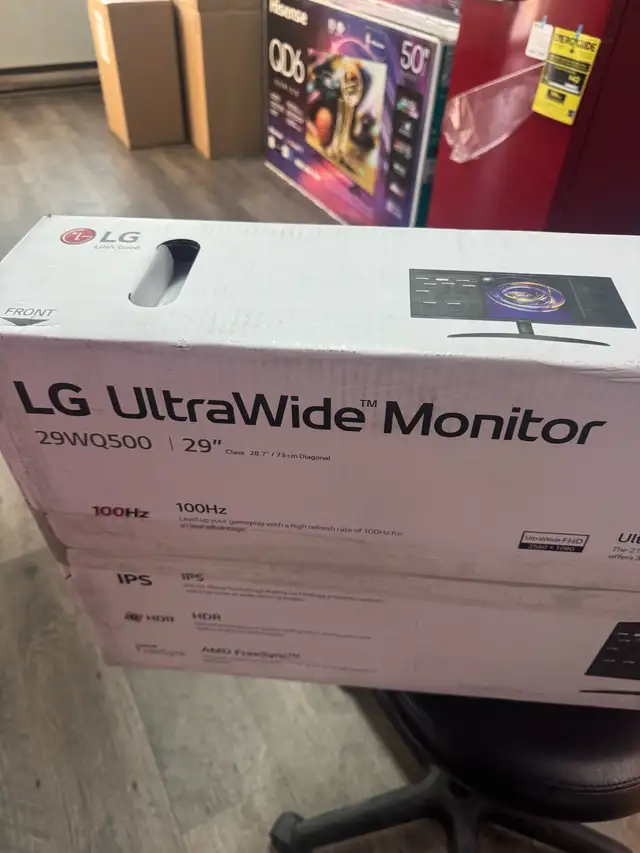 LG 29WQ500 Monitor 100Hz  in Monitors in City of Montréal - Image 5