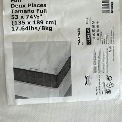 Ikea Mattress topper - Tananger(Full) in Beds & Mattresses in Calgary - Image 2