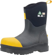 @NEW@ MCIKCC Men’s Waterproof Anti-puncture Steel Toe Work Boots