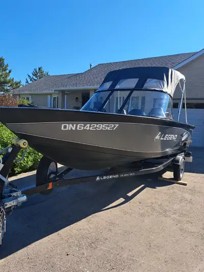2019 Legend Exterminator 16ft 60 HP Mercury 4Moveable pedistal seats Live well Legend Golden Glide t...