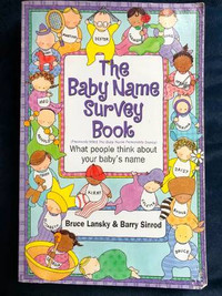 The Baby Name Survey Book: What People Think of Your Baby's Name